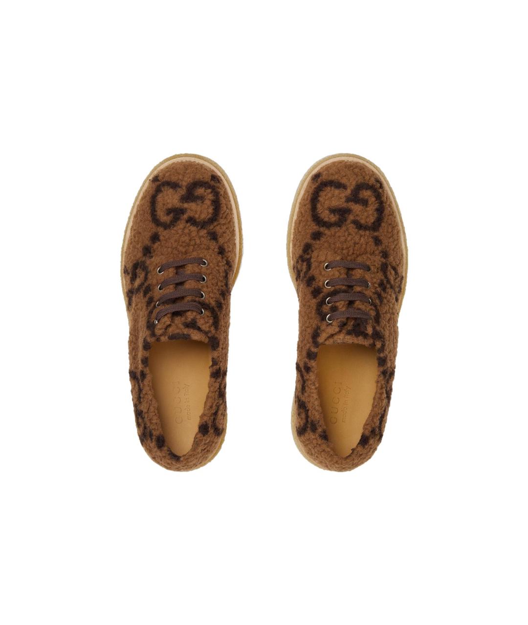 GUCCI Коричневые лоферы, фото 3