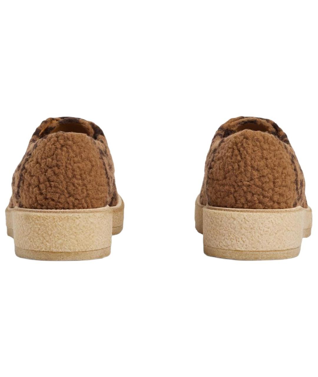 GUCCI Коричневые лоферы, фото 4