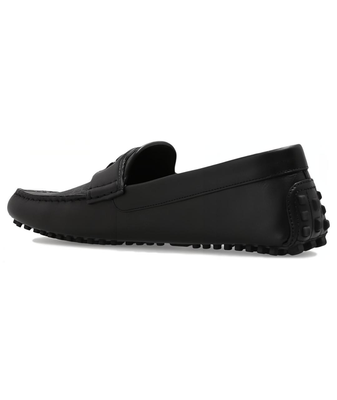 GUCCI Черные кожаные лоферы, фото 5