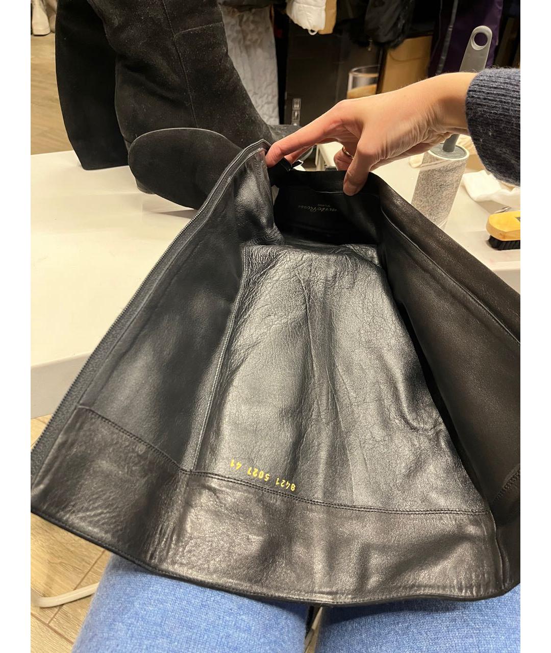 GIANVITO ROSSI Черные замшевые сапоги, фото 3