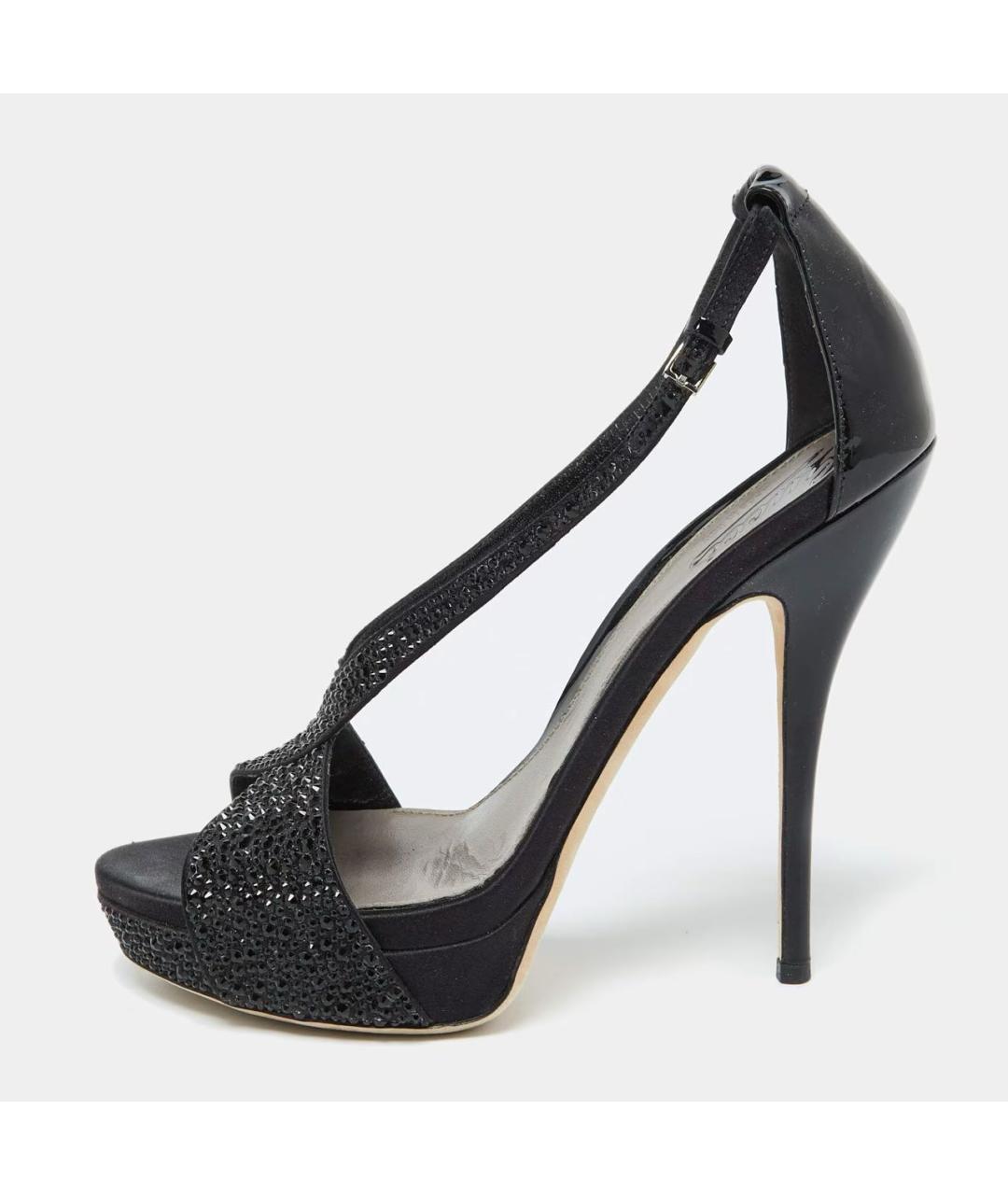 GUCCI Черные босоножки из лакированной кожи, фото 8