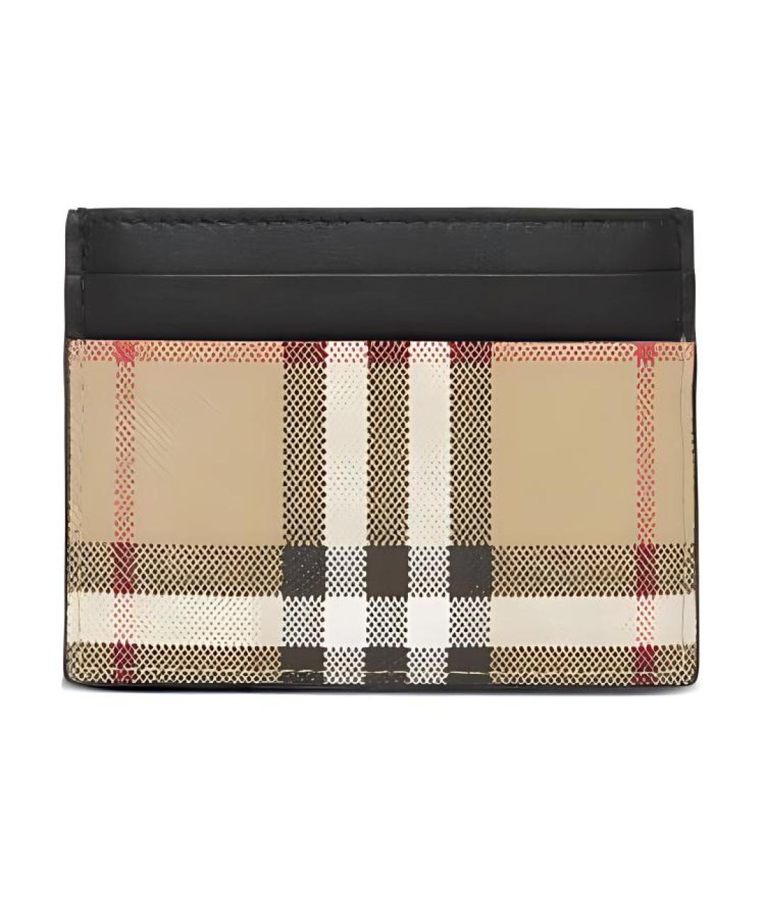 BURBERRY Коричневый кардхолдер, фото 1