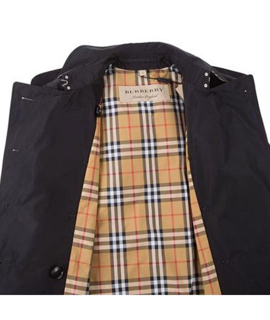 BURBERRY Черный тренч/плащ, фото 3