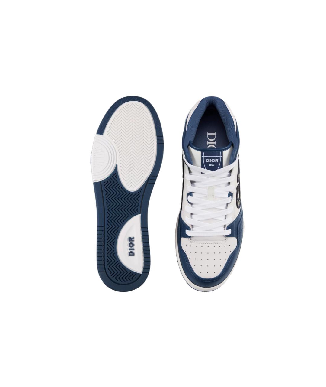 CHRISTIAN DIOR Мульти кожаные низкие кроссовки / кеды, фото 6