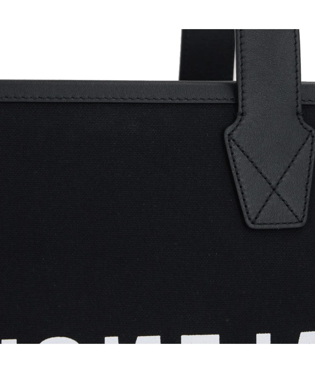 BALENCIAGA Черная хлопковая сумка через плечо, фото 7