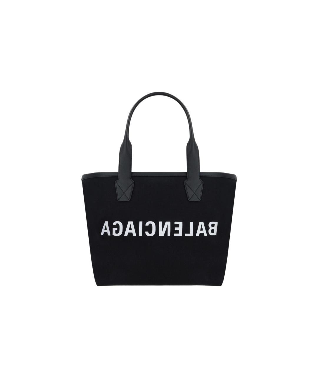 BALENCIAGA Черная хлопковая сумка через плечо, фото 8