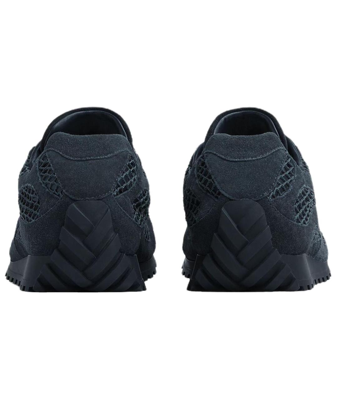 BOTTEGA VENETA Синие замшевые низкие кроссовки / кеды, фото 5