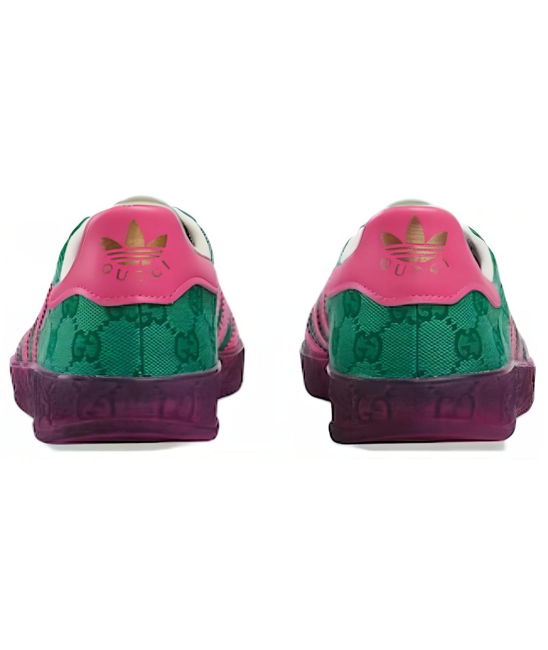 GUCCI Зеленые кеды, фото 4