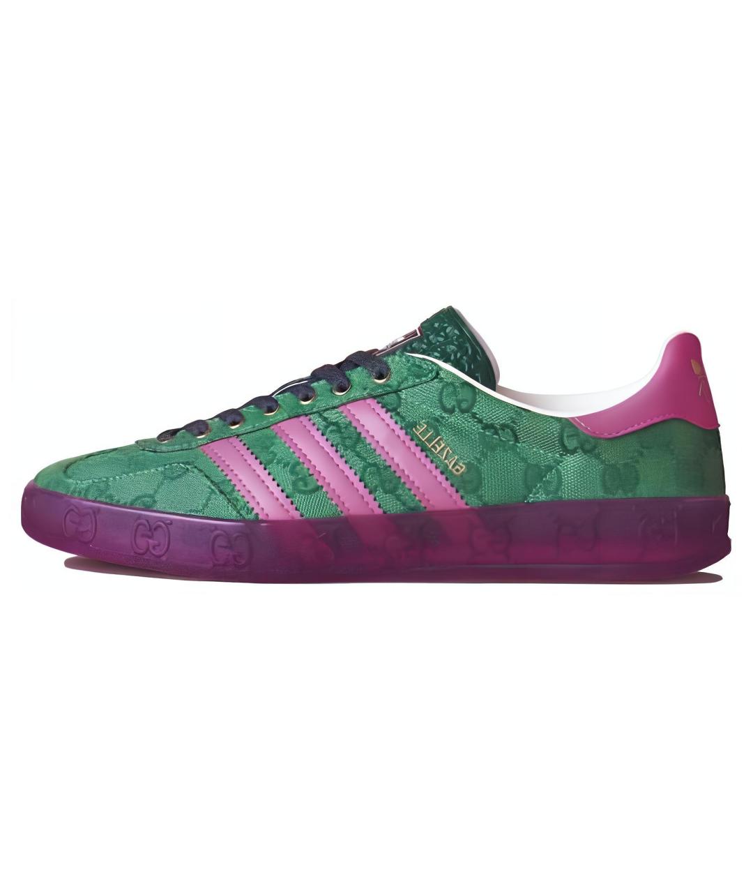 GUCCI Зеленые кеды, фото 2