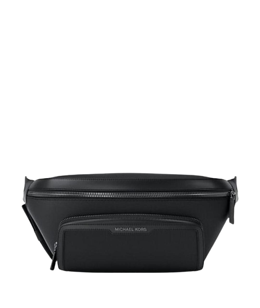 MICHAEL KORS Черная тканевая поясная сумка, фото 1