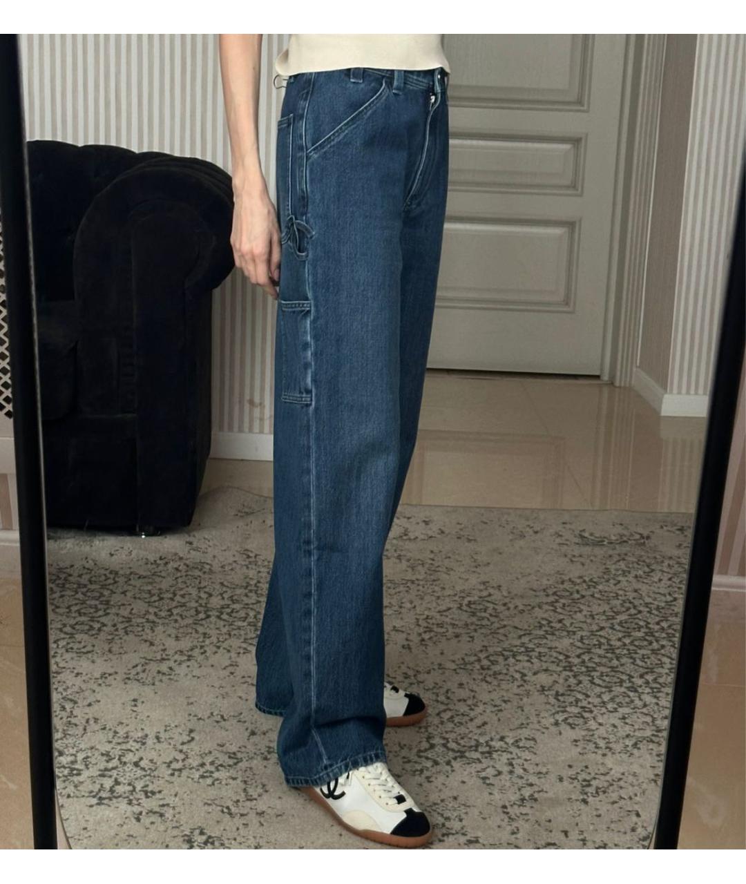 CHANEL Синие прямые джинсы, фото 4