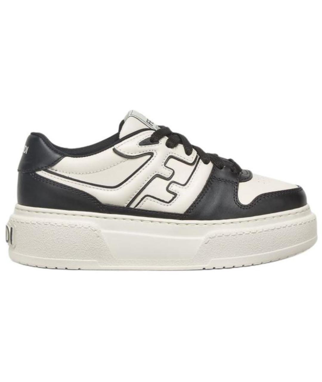 FENDI Мульти кожаные кроссовки, фото 1