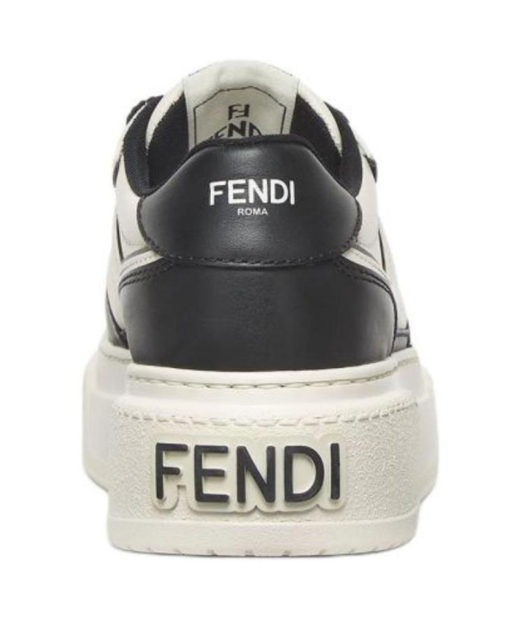 FENDI Мульти кожаные кроссовки, фото 5