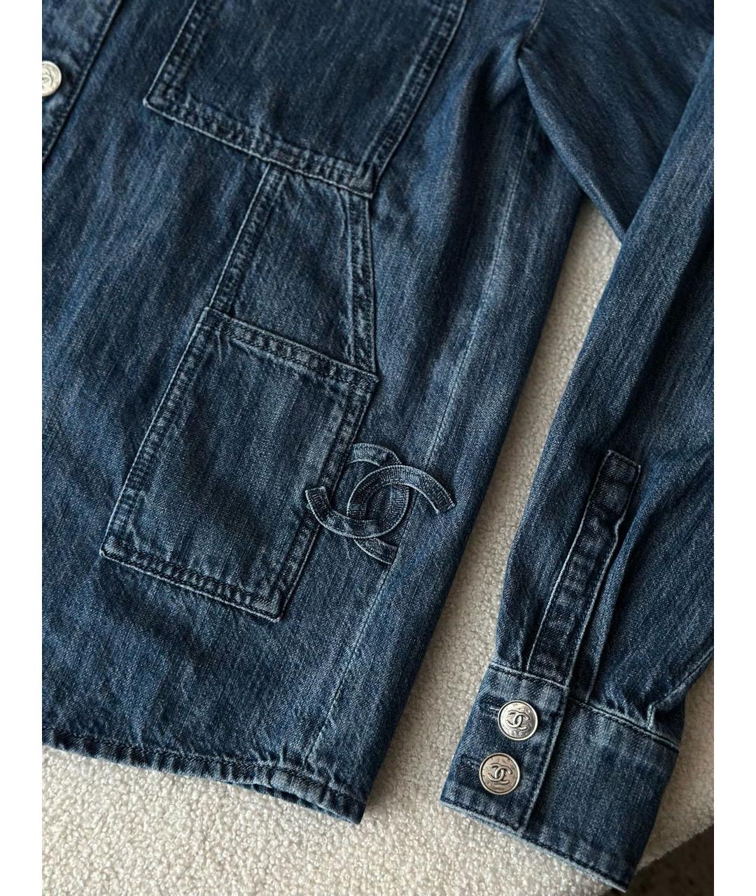 CHANEL Синяя рубашка, фото 3