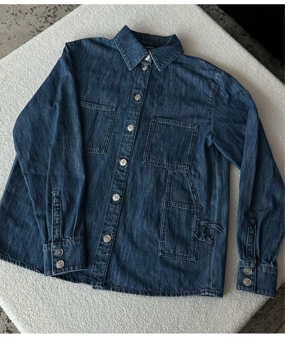 CHANEL Синяя рубашка, фото 2