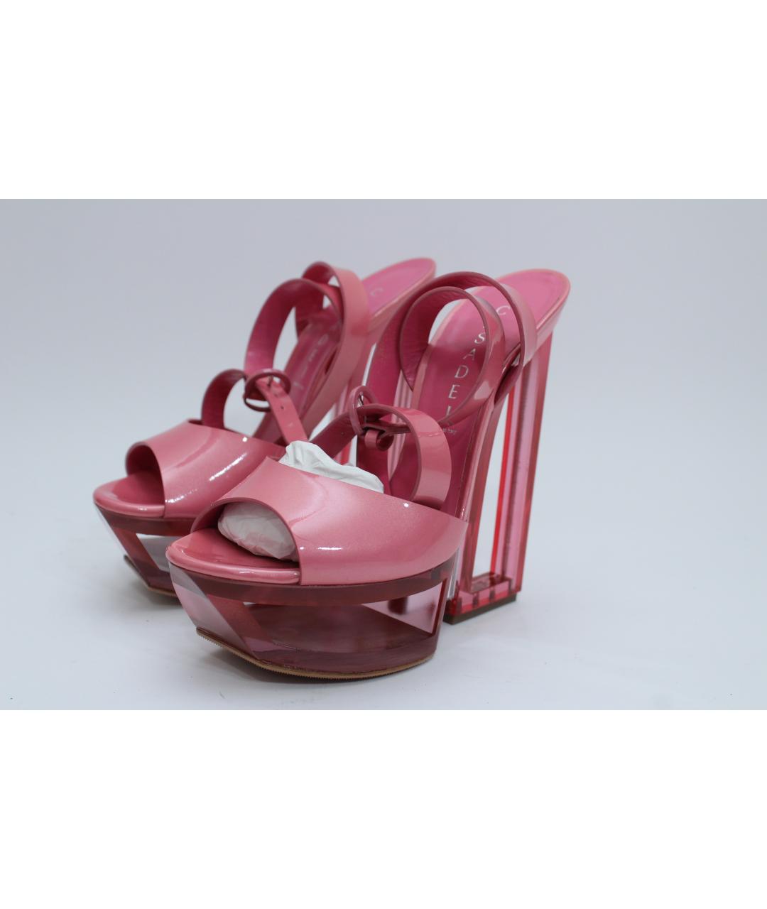 CASADEI Розовые кожаные туфли, фото 4