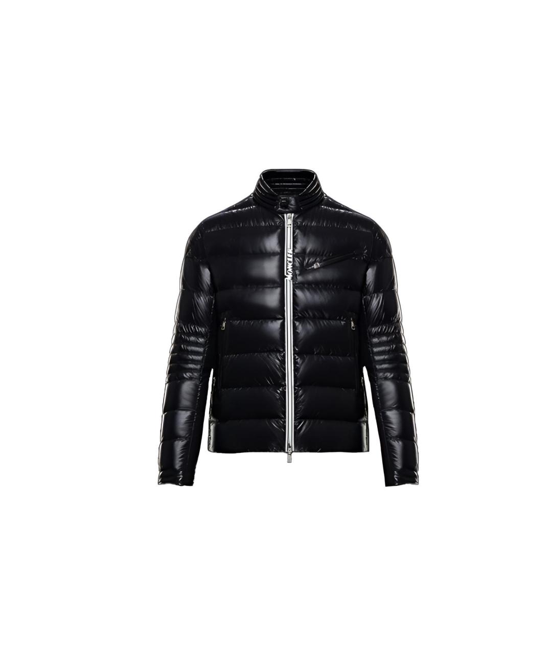MONCLER Черный пуховик, фото 1