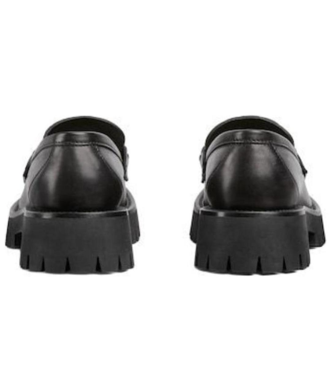 GUCCI Черные кожаные лоферы, фото 5