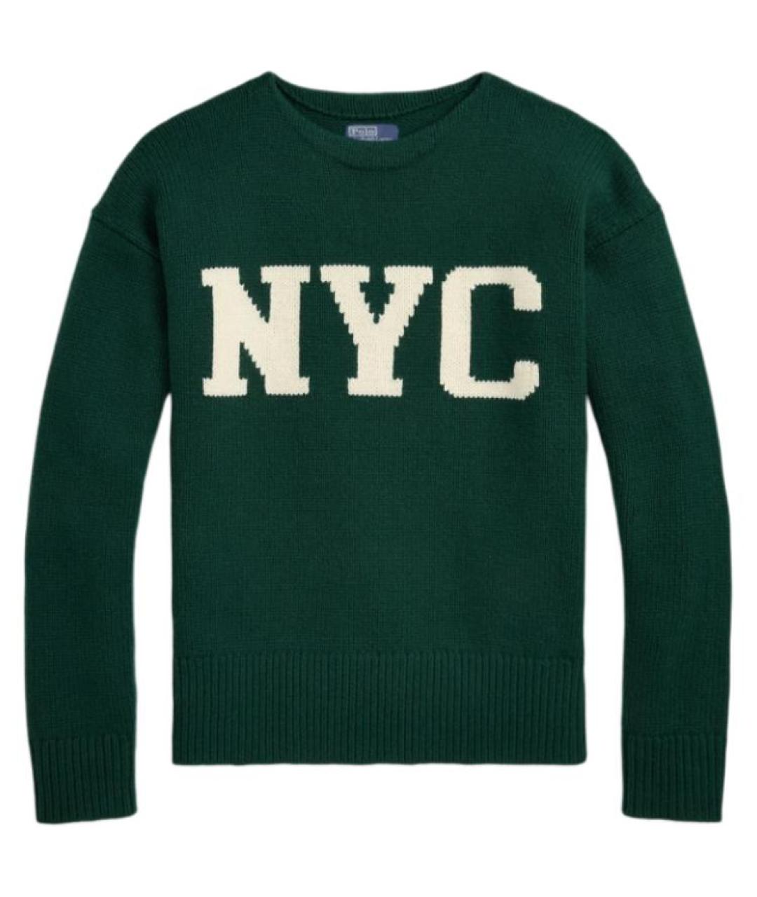 POLO RALPH LAUREN Зеленый джемпер / свитер, фото 1