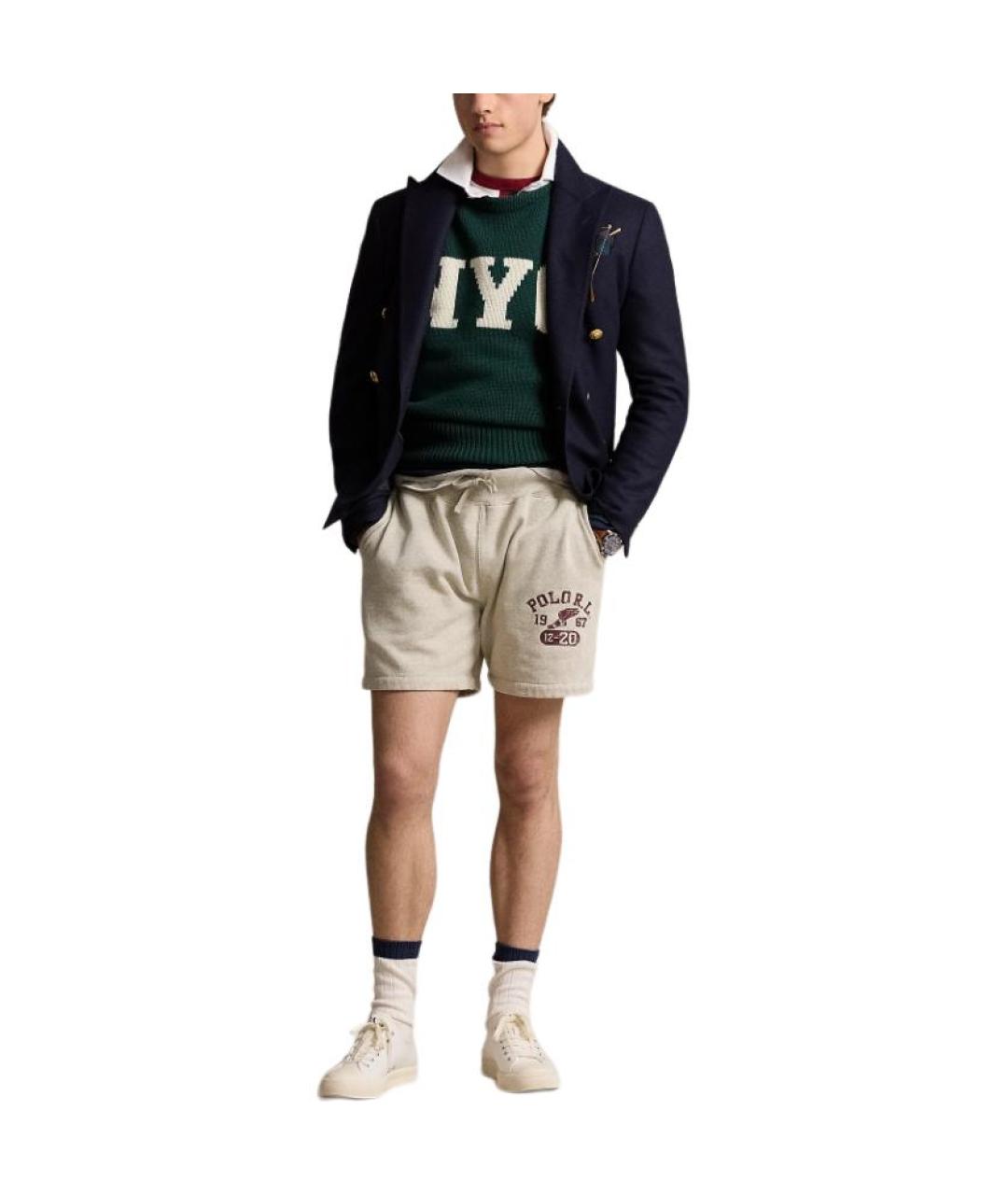 POLO RALPH LAUREN Зеленый джемпер / свитер, фото 4