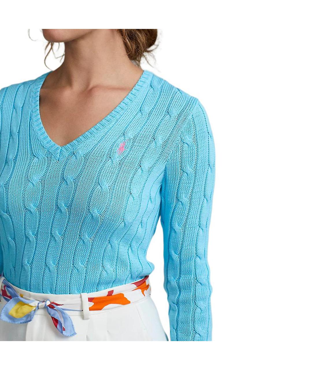 POLO RALPH LAUREN Голубой джемпер / свитер, фото 5