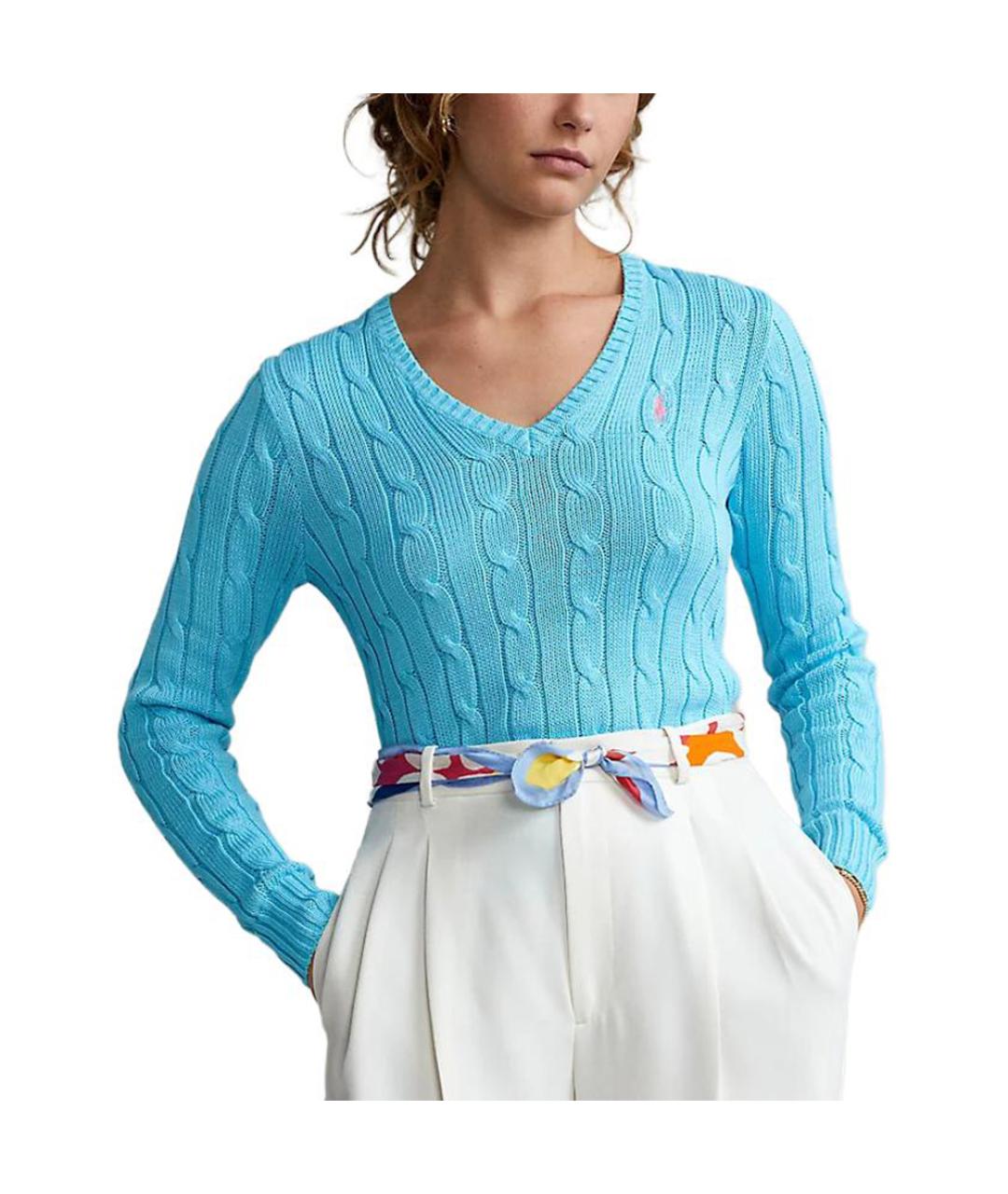 POLO RALPH LAUREN Голубой джемпер / свитер, фото 3