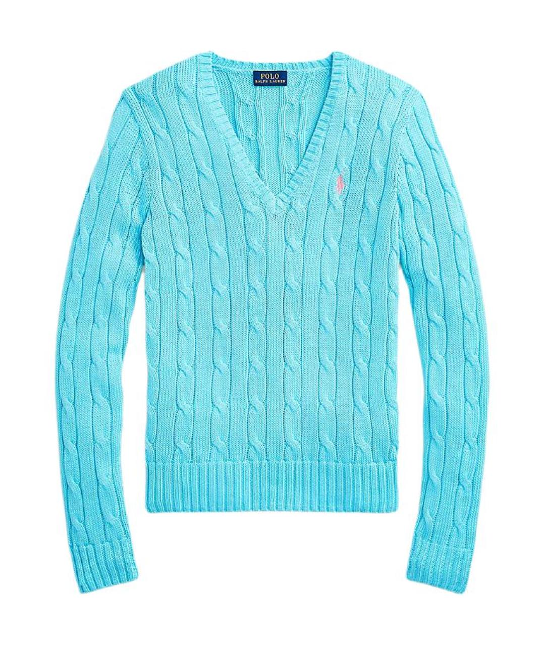 POLO RALPH LAUREN Голубой джемпер / свитер, фото 1