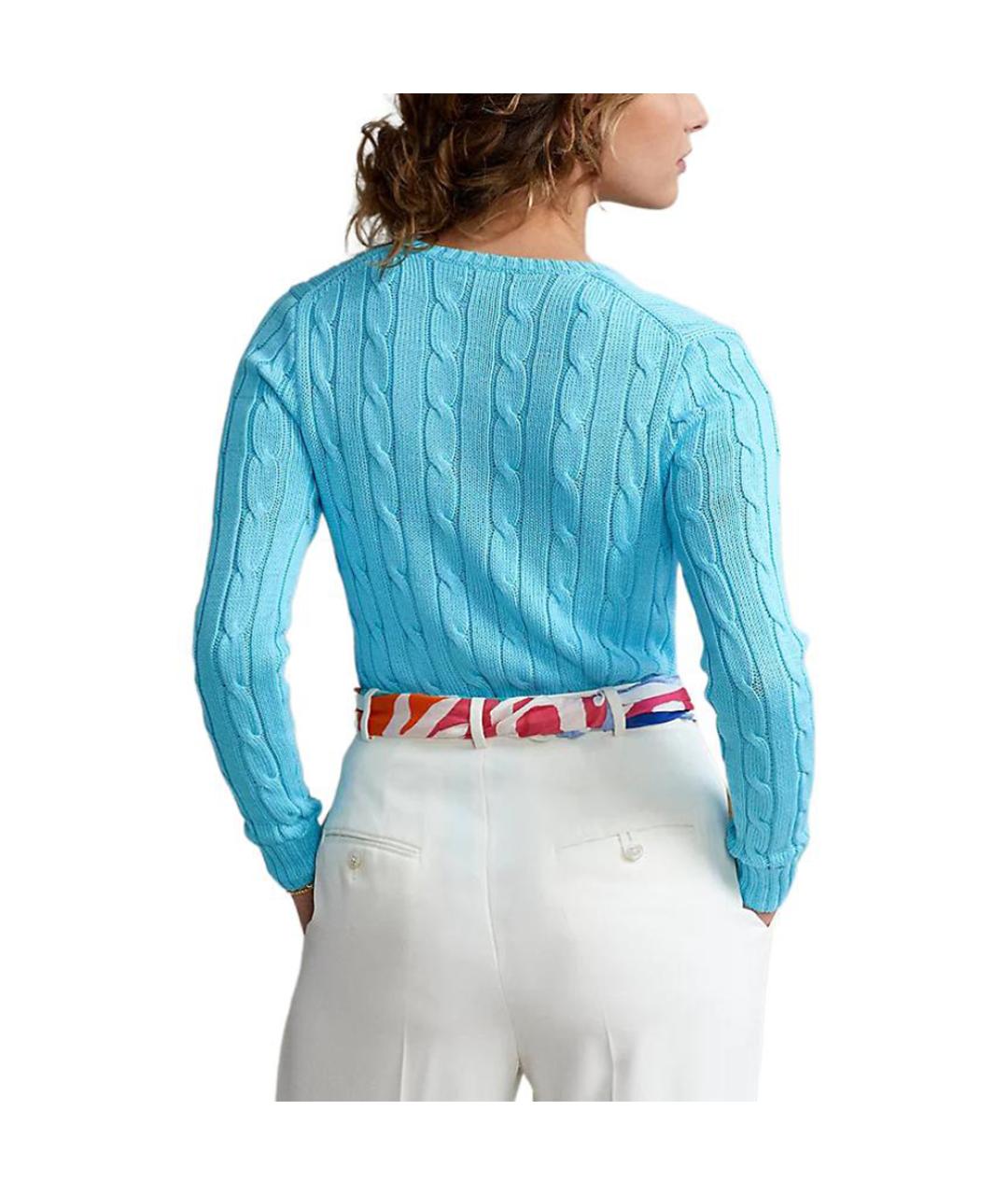 POLO RALPH LAUREN Голубой джемпер / свитер, фото 4