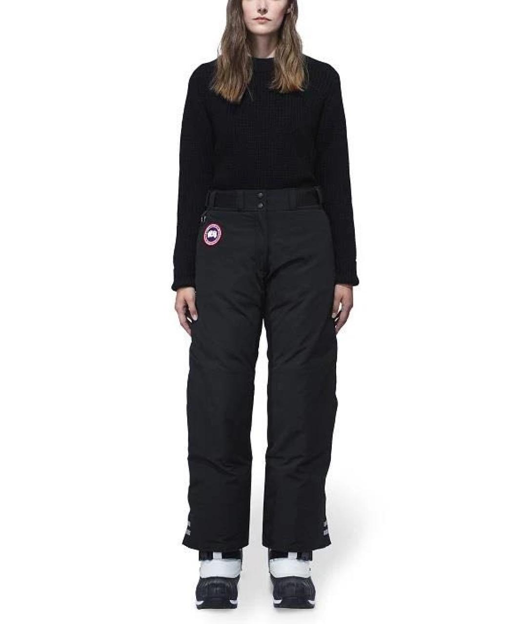 CANADA GOOSE Черные прямые брюки, фото 6