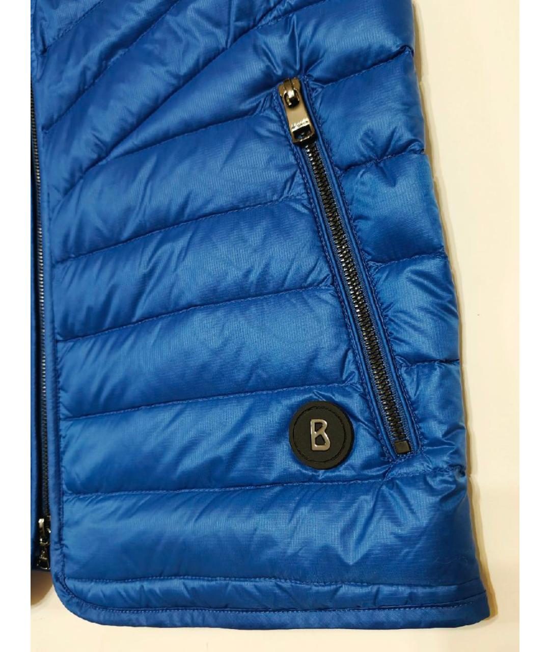 BOGNER Синий полиамидовый жилет, фото 5