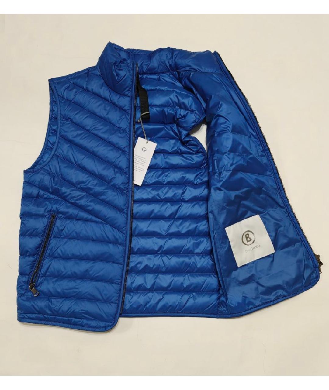 BOGNER Синий полиамидовый жилет, фото 3
