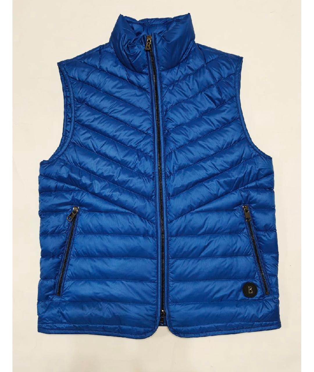 BOGNER Синий полиамидовый жилет, фото 8