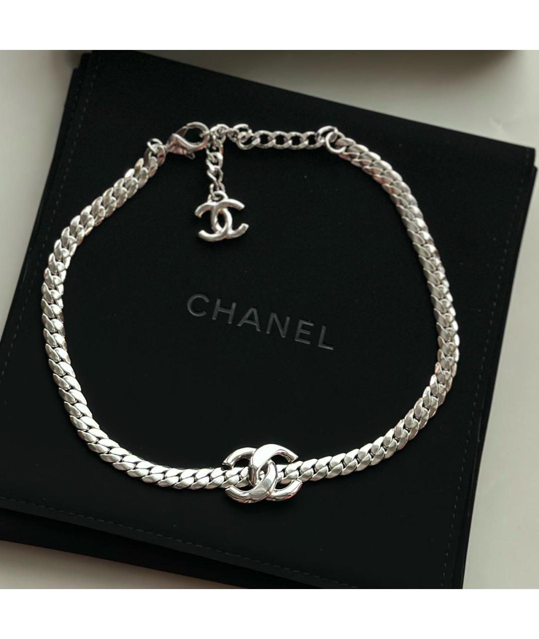 CHANEL Серебрянный чокер, фото 2