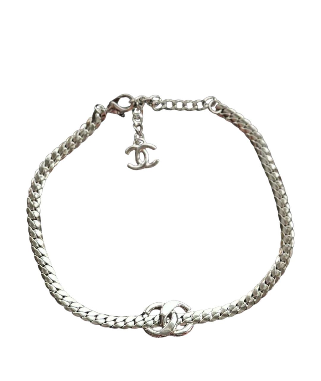 CHANEL Серебрянный чокер, фото 1