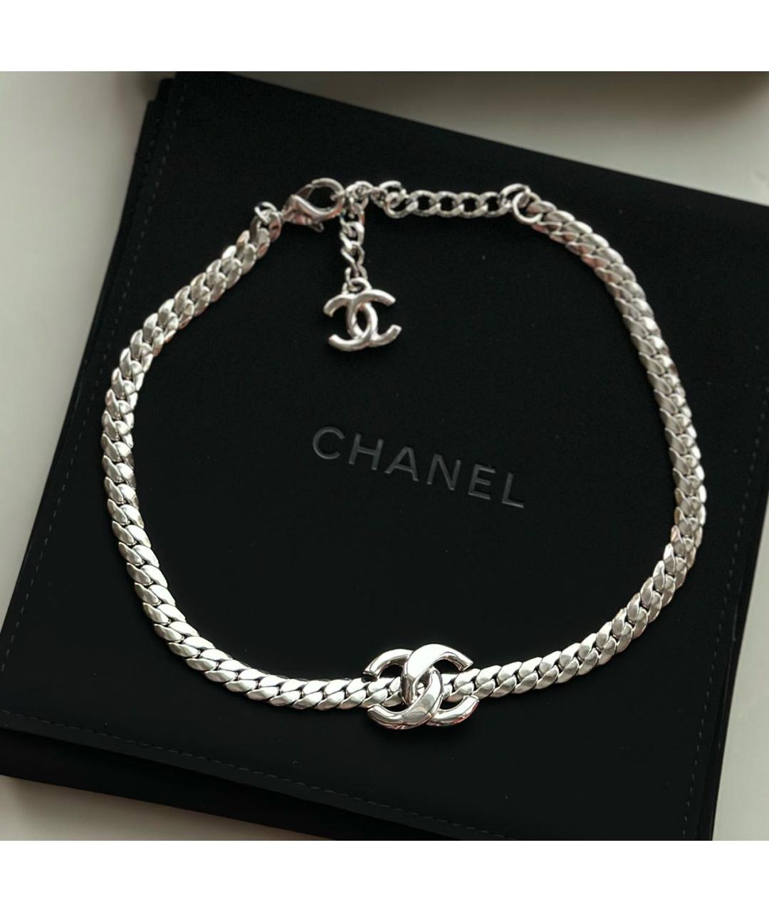 CHANEL Серебрянный чокер, фото 5