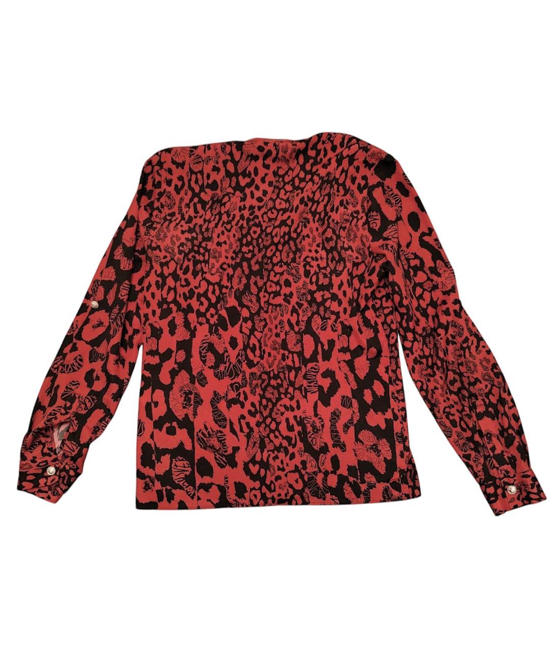 VERSUS VERSACE Бордовая полиэстеровая блузы, фото 2