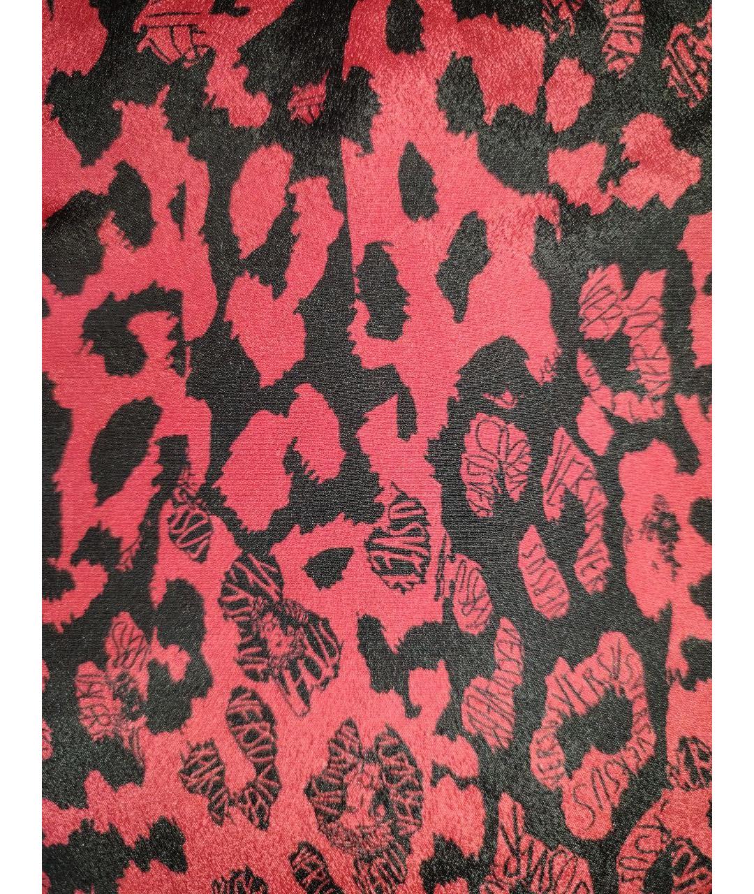 VERSUS VERSACE Бордовая полиэстеровая блузы, фото 4