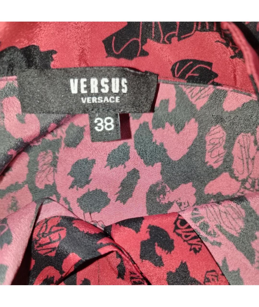 VERSUS VERSACE Бордовая полиэстеровая блузы, фото 3