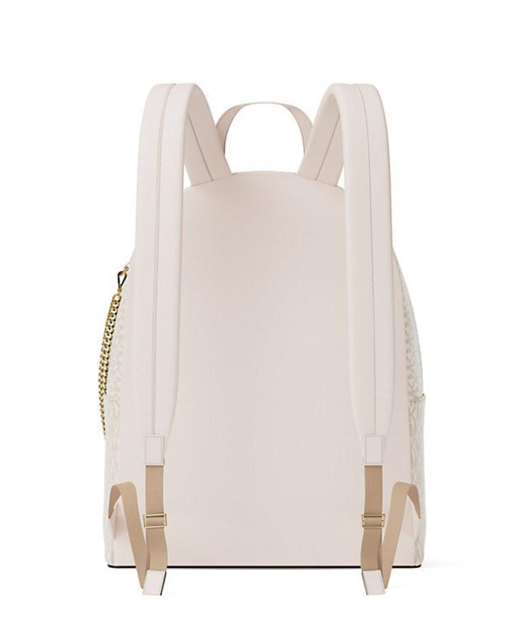 MICHAEL KORS Бежевый рюкзак из искусственной кожи, фото 3