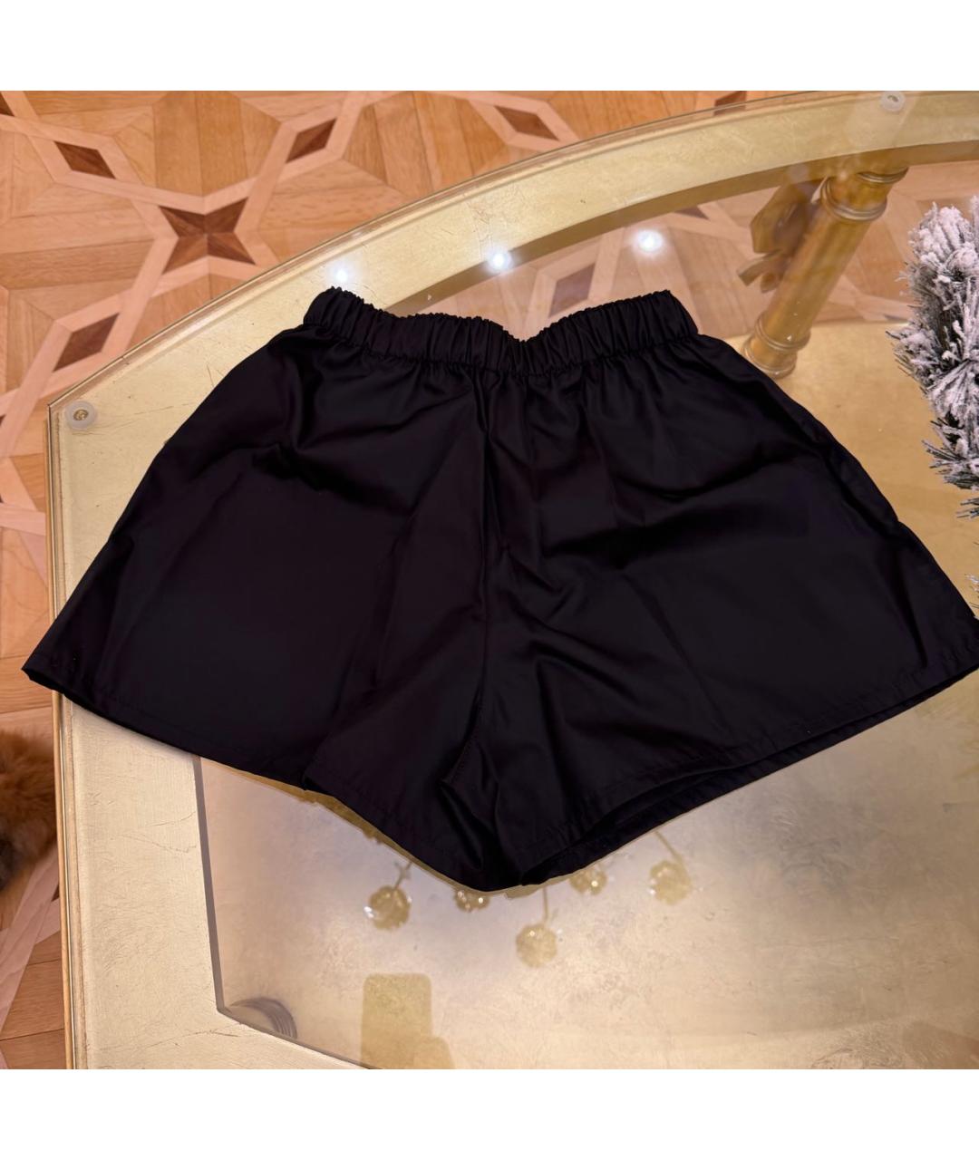 PRADA Черные полиамидовые шорты, фото 2