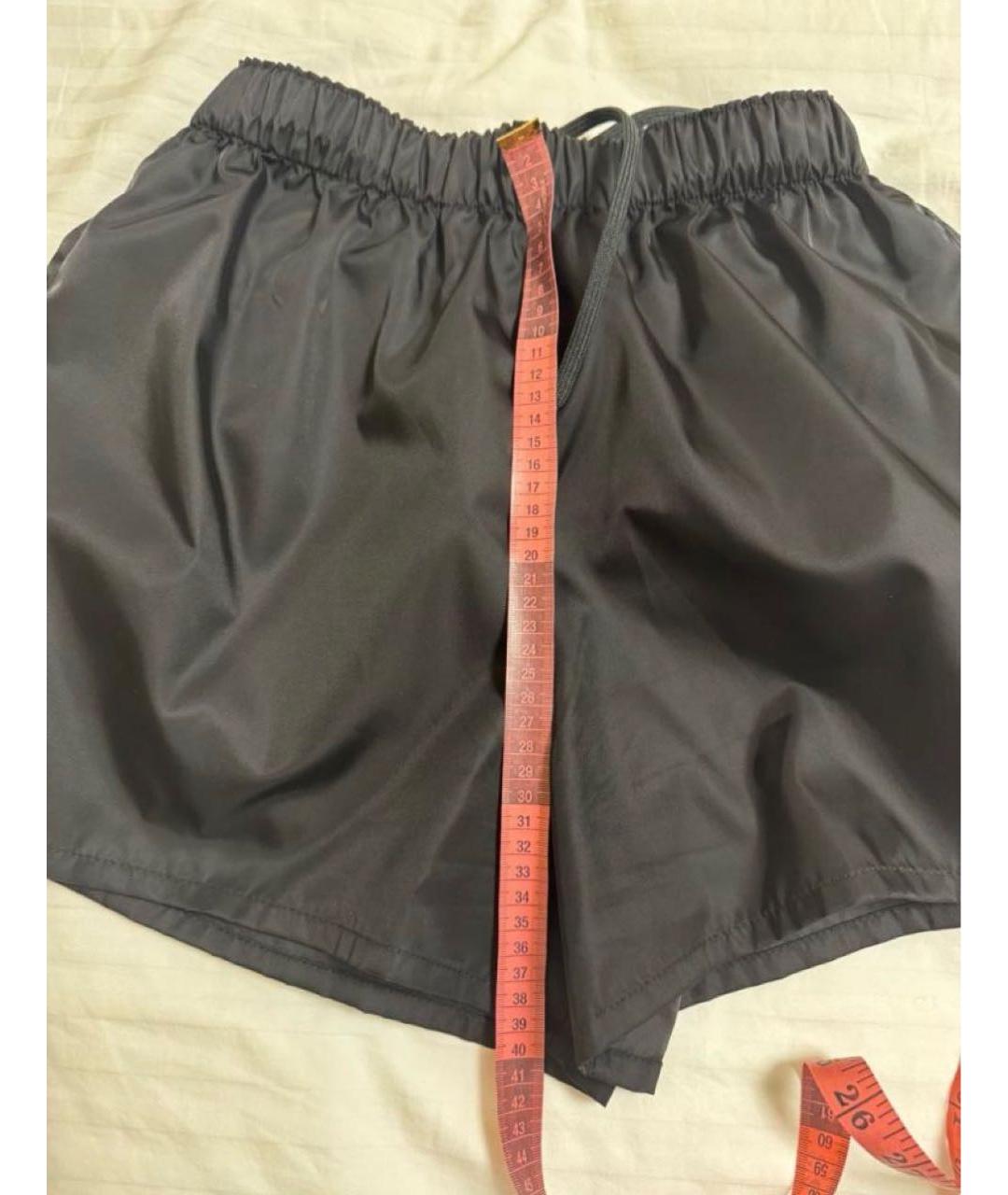 PRADA Черные полиамидовые шорты, фото 6