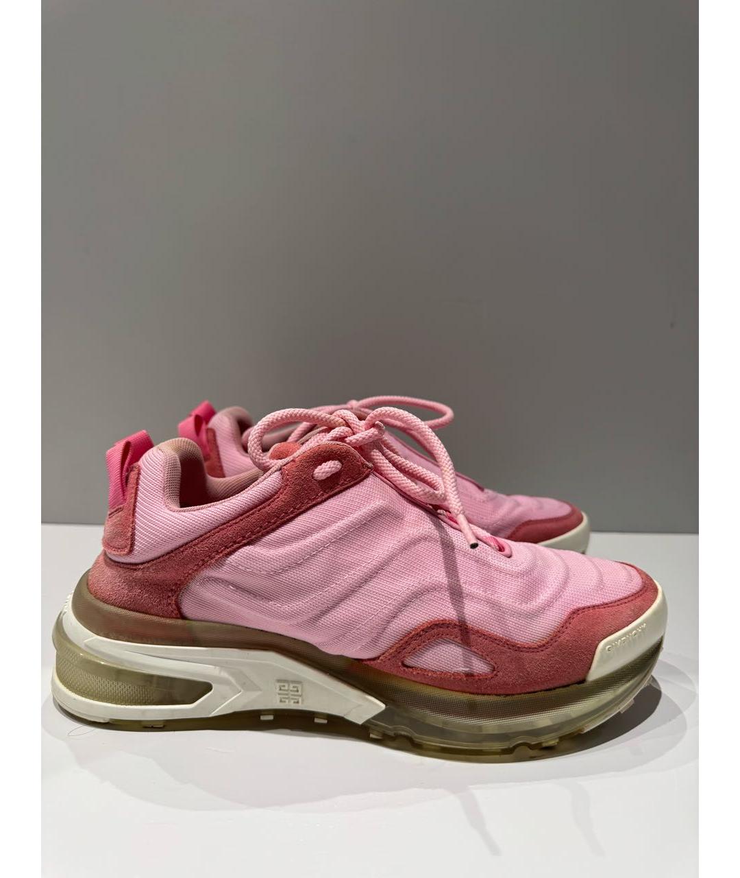GIVENCHY Розовые текстильные кроссовки, фото 5