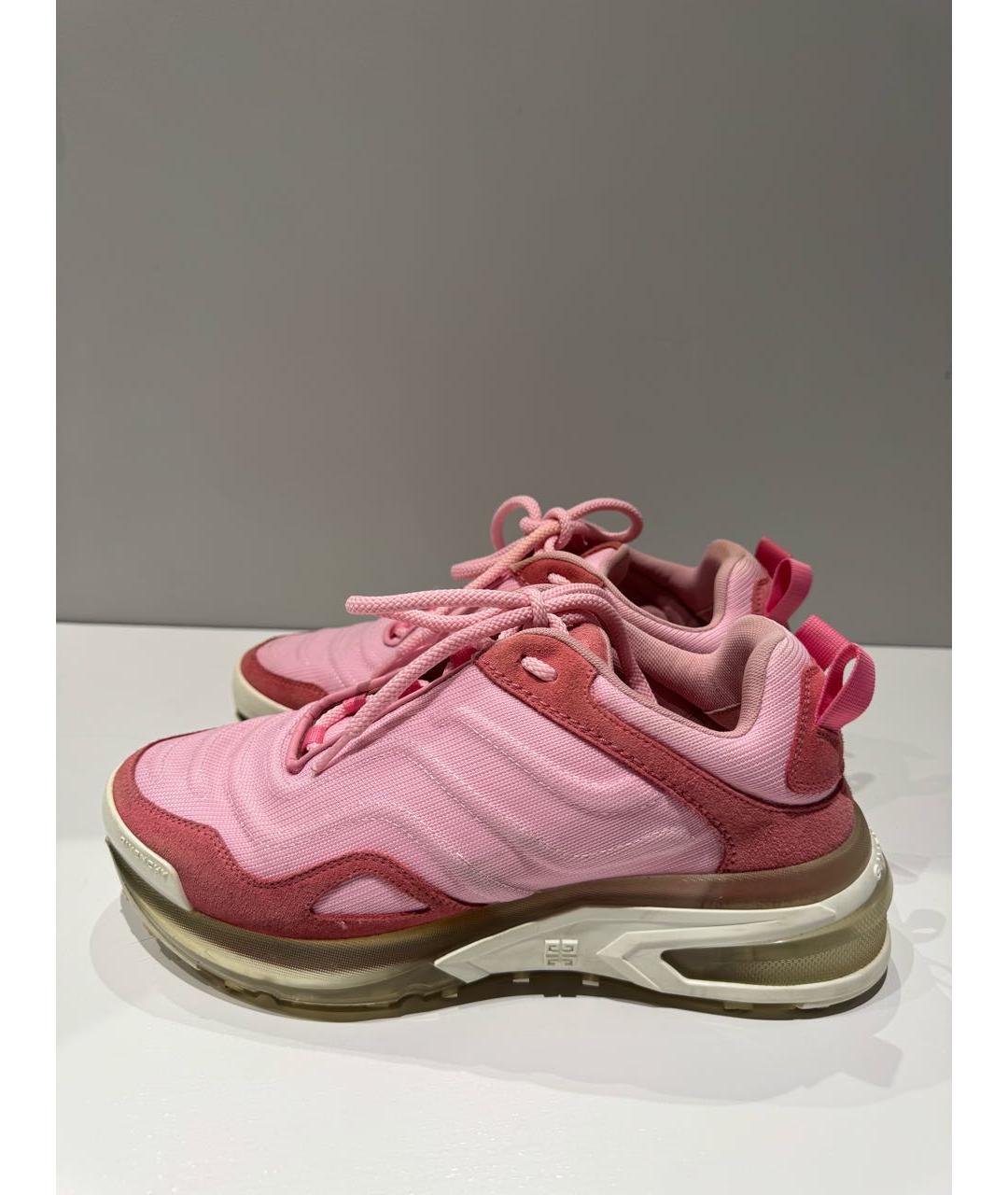 GIVENCHY Розовые текстильные кроссовки, фото 2