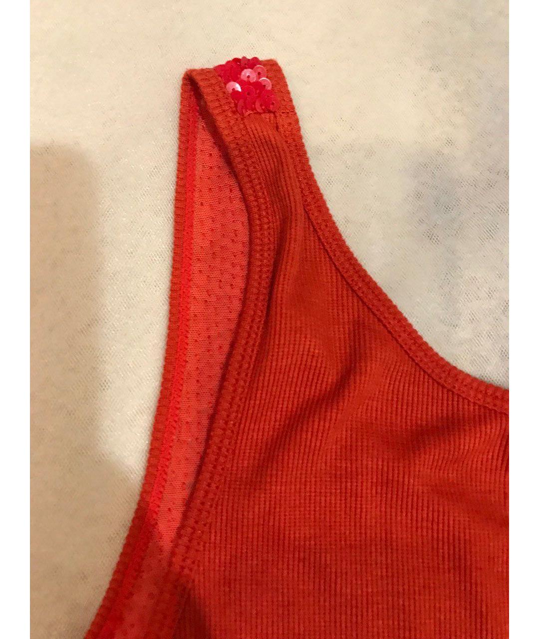 P.A.R.O.S.H. Красная вискозная майка, фото 4