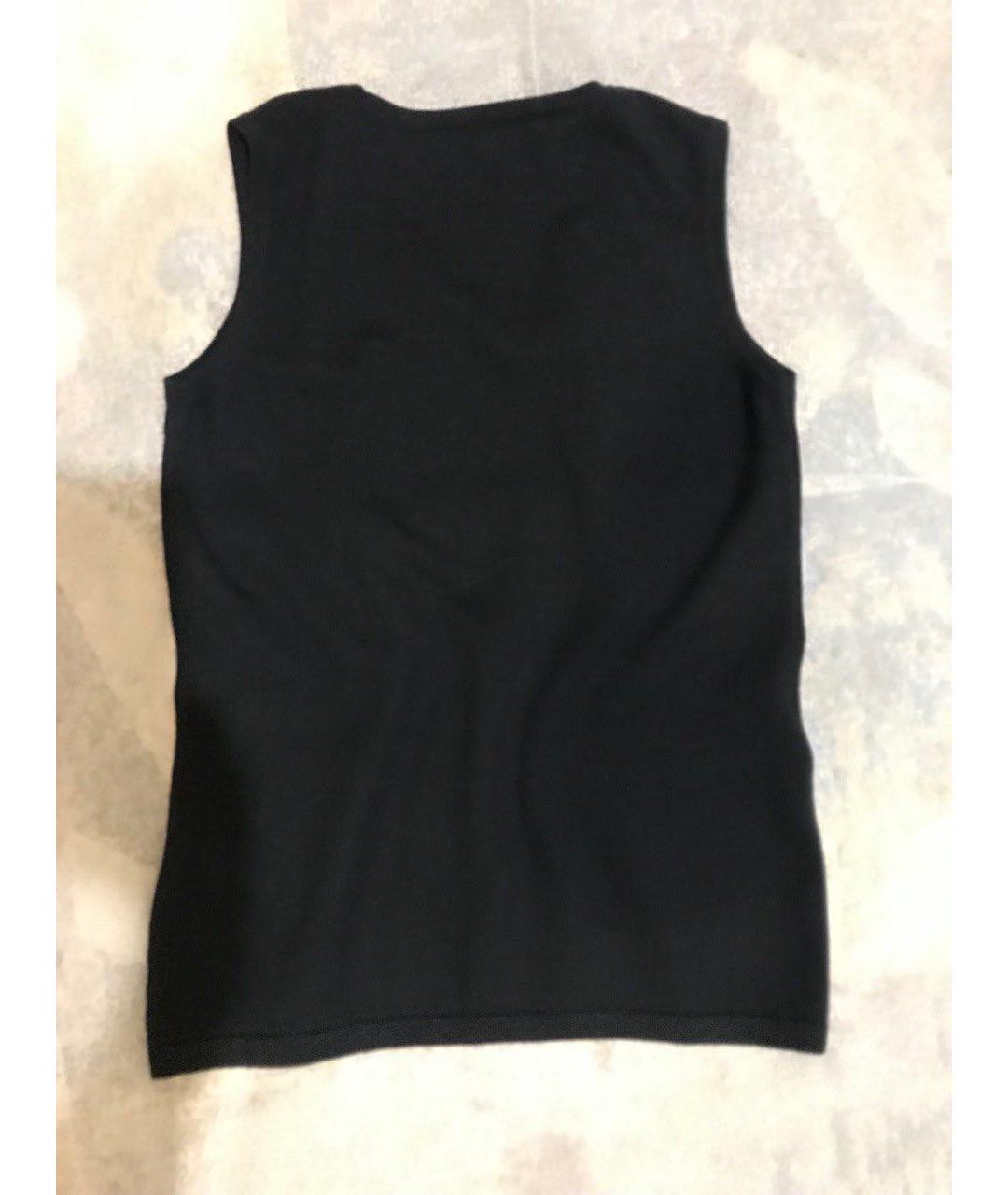 ESCADA Черная шерстяная майка, фото 2