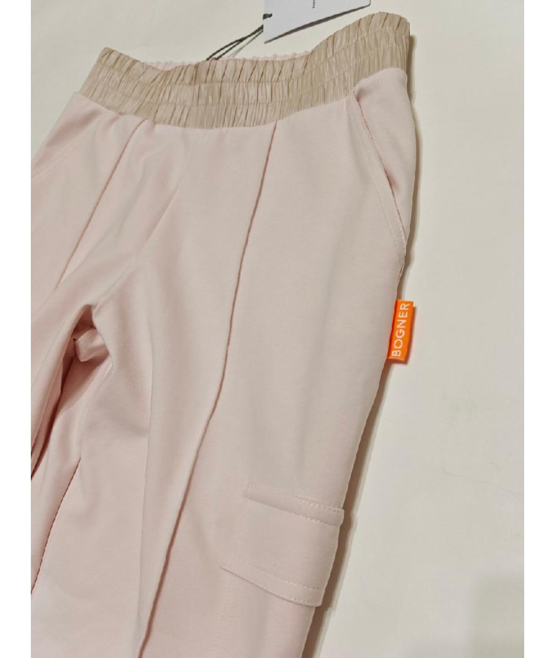 BOGNER Розовые хлопковые брюки и шорты, фото 3