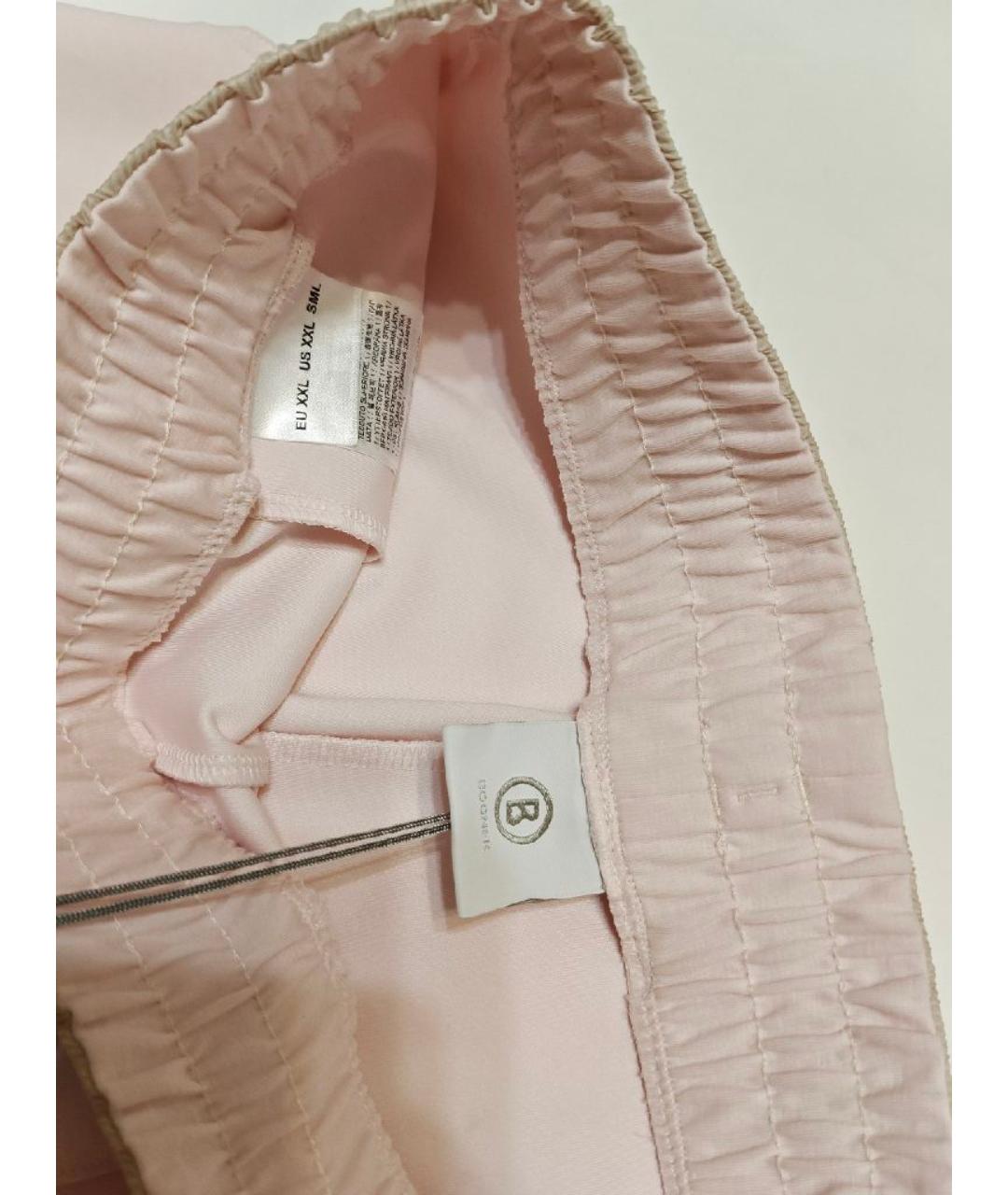 BOGNER Розовые хлопковые брюки и шорты, фото 5