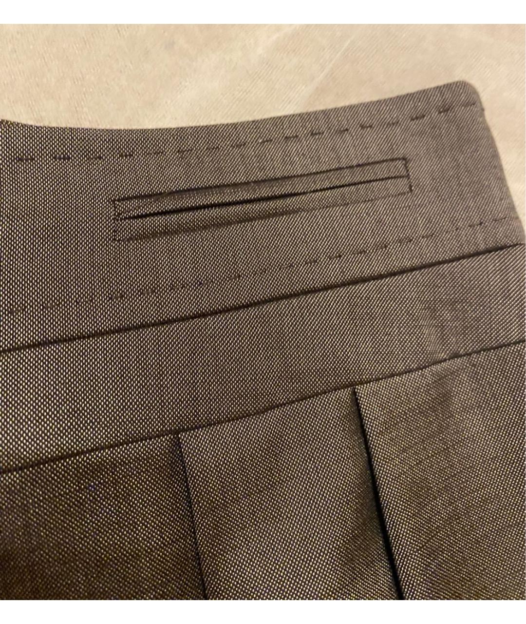 ESCADA Серая шерстяная юбка миди, фото 4