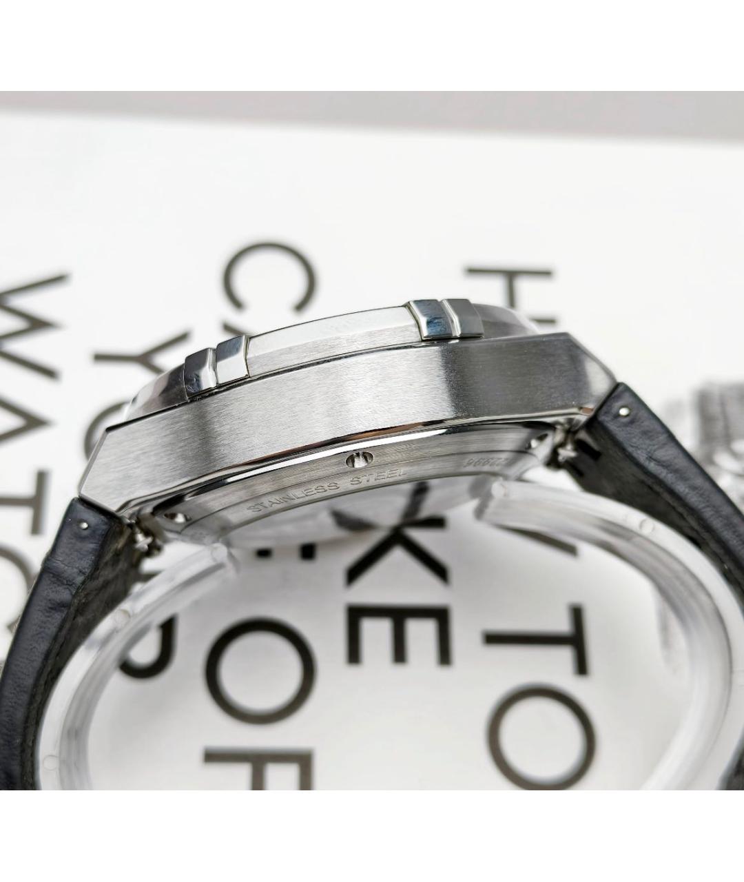 MAURICE LACROIX Черные стальные часы, фото 7