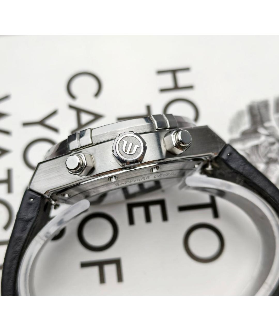 MAURICE LACROIX Черные стальные часы, фото 6